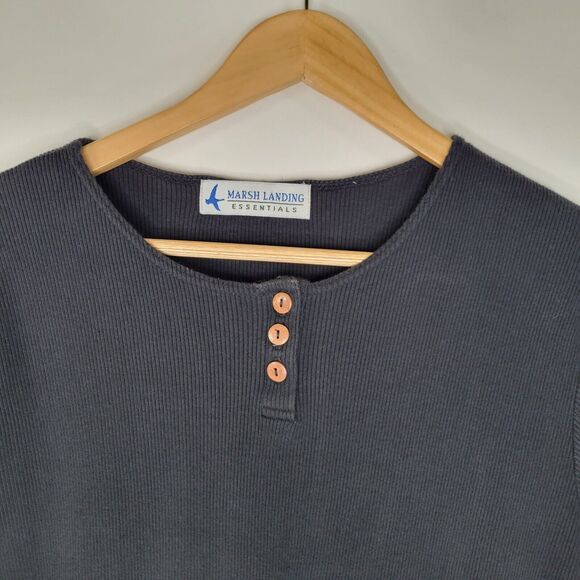 Marsh Landing Black Short Sleeve Tee - Picture 5 of 6